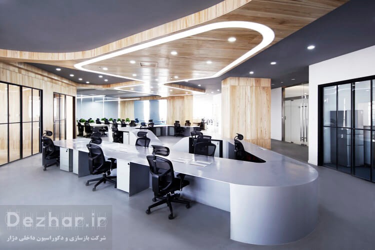 نورپردازی ساختمان اداری