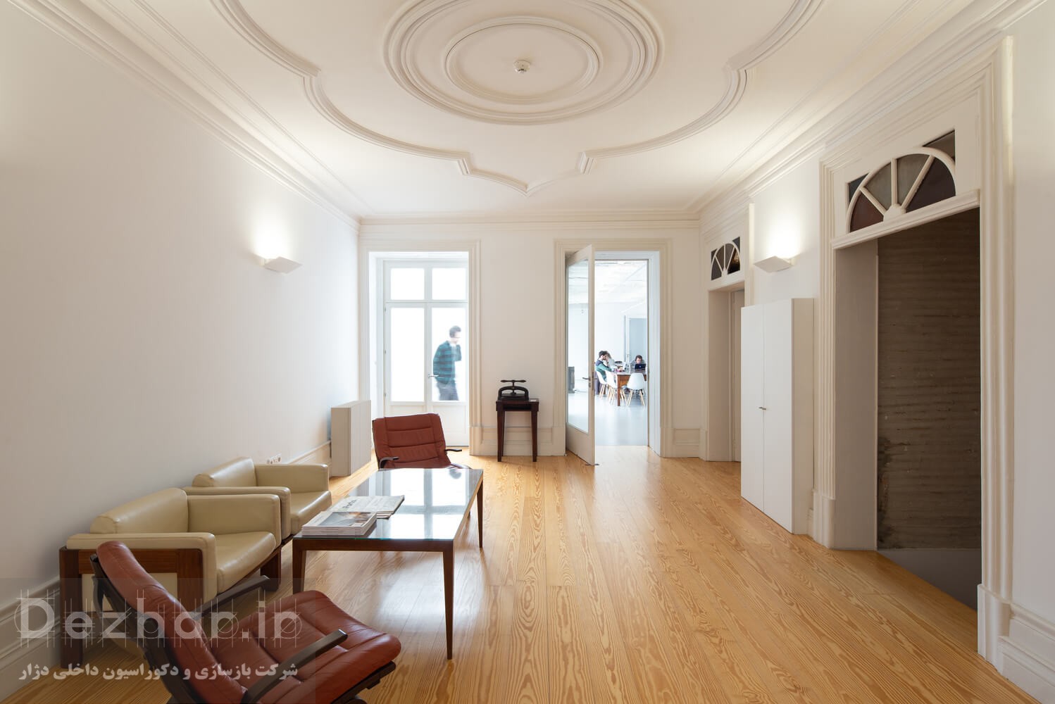 طراحی داخلی اتاق کنفرانس دفتر یوسف آباد